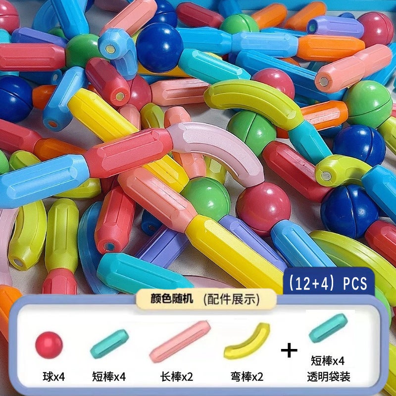 【Genzhen】Magnetic Sticks Children'S Toys Magnetic Building Blocks Boys And Girls Early Education Assembly/ Dropshipping Storage - Image 1